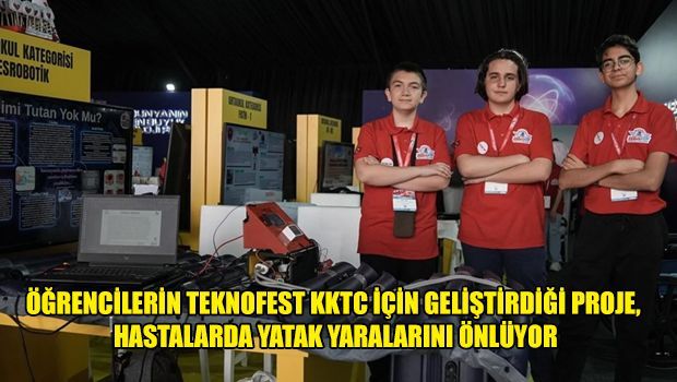 Юные изобретатели представили на TEKNOFEST KKTC «умную» кровать против пролежней