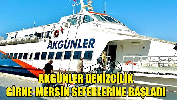 Akgünler запустила рейсы Кирения - Мерсин