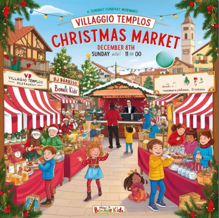 Villaggio Templos приглашает на рождественский рынок