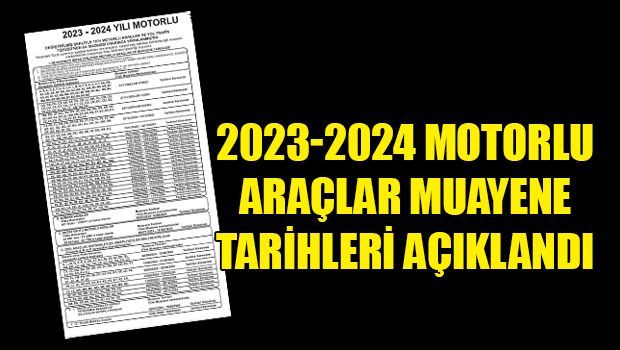 Даты техосмотра на 2023-2024 годы