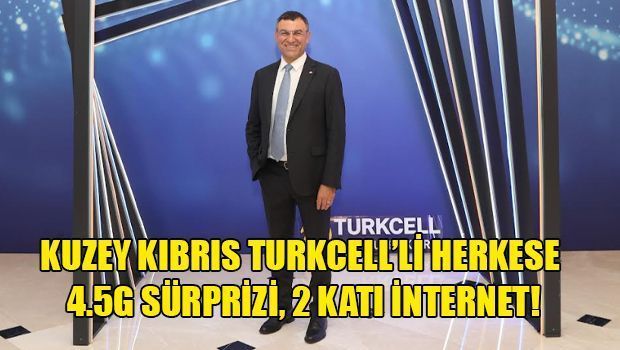 В честь запуска 4.5G всем пользователям Turkcell интернет в подарок