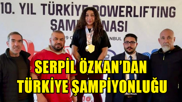 Спортсменка из ТРСК Серпиль Озкан стала чемпионкой Турции по пауэрлифтингу