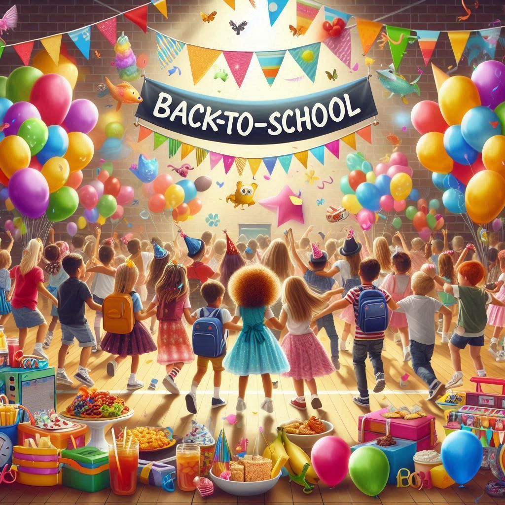Back to school party Back to school party